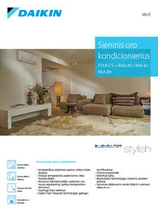 FTXA-CS RXA-A9, RXA-B, RXA-B9_Product flyer_ECPLT24-051_Lithuanian download